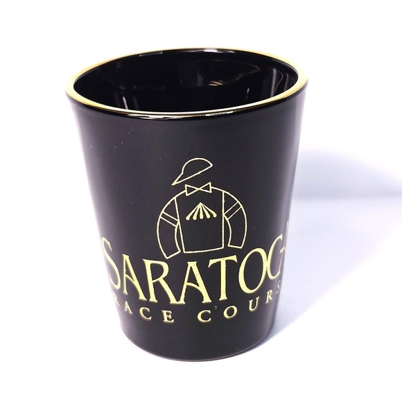 Libbey Other - Vintage Libbey Saratoga Race Course Shot Glass 1 oz Horse Racing Belmont Stakes